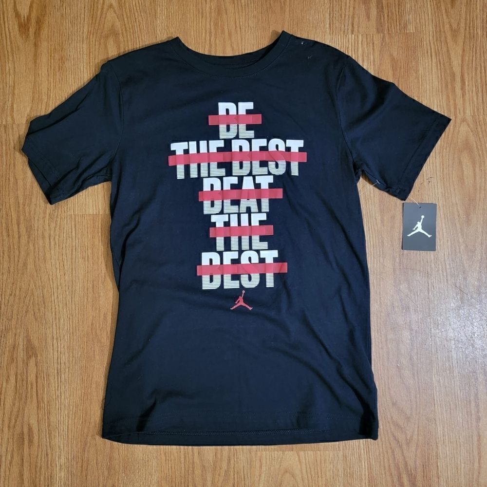 Air Jordan 1 3 4 5 6 8 11 OG Retro Bred T Shirt Men's Size Small S Youth XL New